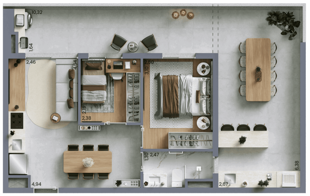 Planta-Artistica-do-Apartamento-Garden-de-72m²-com-2-dormitorios-e-1-vaga-.png