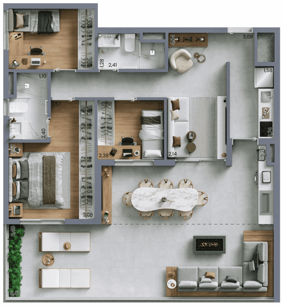 Planta-Artistica-do-Apartamento-Garden-de-96m²-com-3-dormitorios-1-suite-e-1-vaga-.png